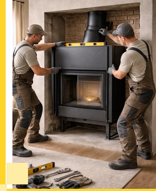 Установка каминных топок в Железнодорожном под ключ от 18457 р. | ЭриданЖлз