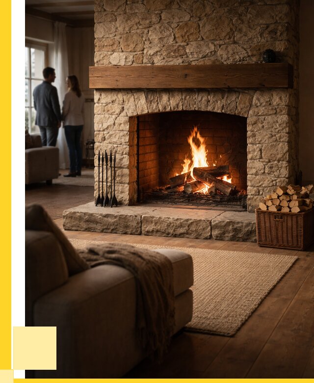 Открытые камины под ключ в Железнодорожном от 153810 р. ЭриданЖлз