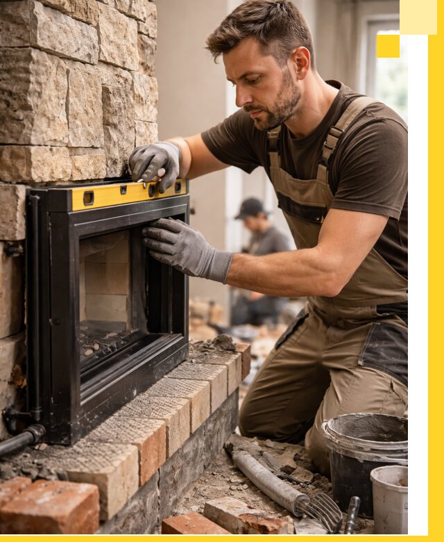 Дровяные камины под ключ в Железнодорожном: монтаж, обустройство