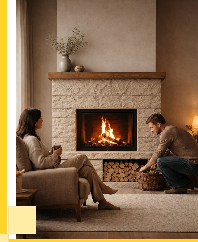 Камины для дома в Железнодорожном под ключ от 153810 р. | ЭриданЖлз