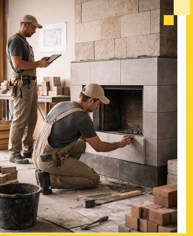 Индивидуальные проекты каминов и каминных систем в Железнодорожном