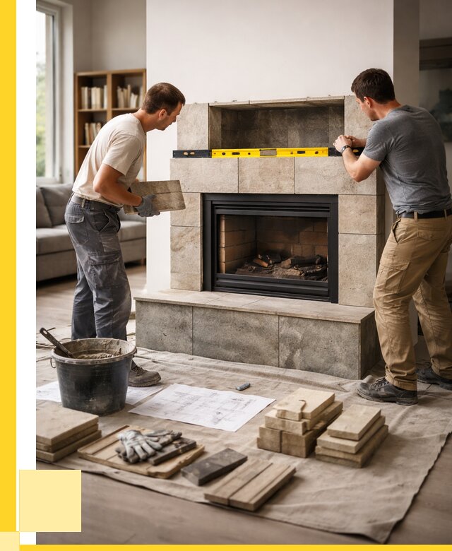 Монтаж каминов и установка в Железнодорожном от 46143 р. | ЭриданЖлз