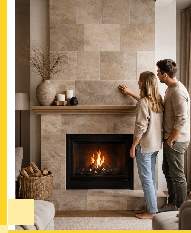 Облицовка каминов керамогранитом в Железнодорожном от 4614 р. | ЭриданЖлз