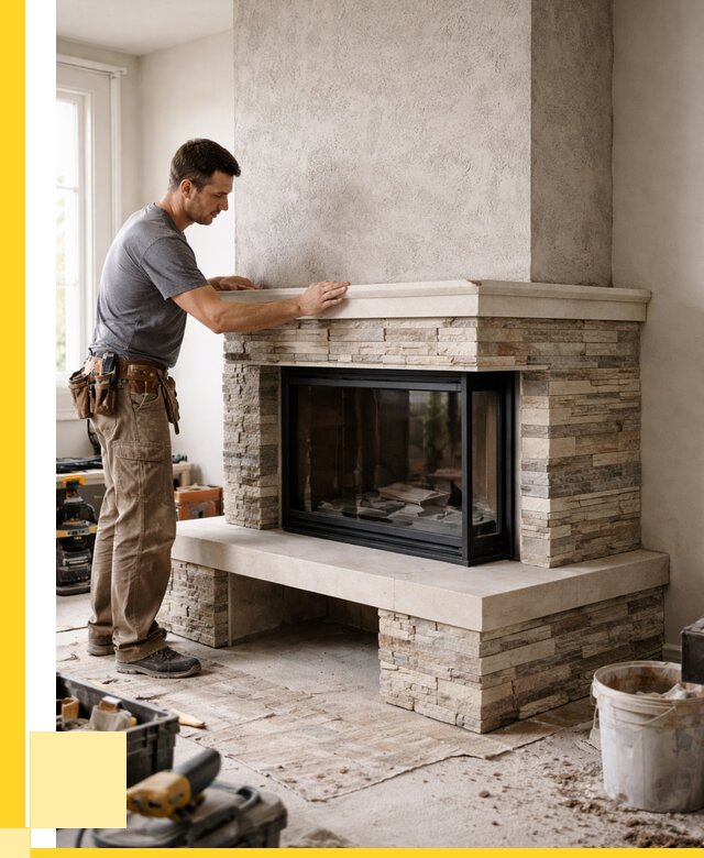 Изготовление каминов под ключ в Железнодорожном от 153810 р. | ЭриданЖлз