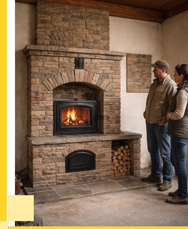 Кирпичная печь под ключ в Железнодорожном от 153810 р. | ЭриданЖлз