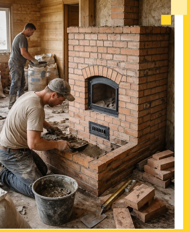 Профессиональное строительство печей в Железнодорожном под ключ