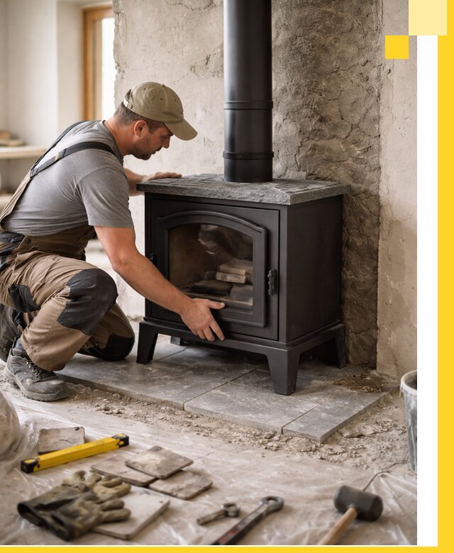 Профессиональный монтаж печей и каминов в Железнодорожном под ключ