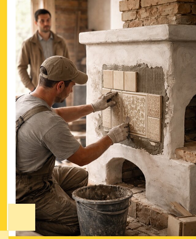 Отделка печей и банных печей в Железнодорожном от 35889 р. | ЭриданЖлз