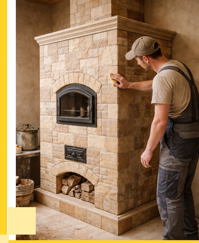 Облицовка печей в Железнодорожном от 4614 р. под ключ | ЭриданЖлз