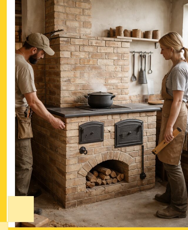 Варочно отопительные печи в Железнодорожном от 92286 р. | ЭриданЖлз