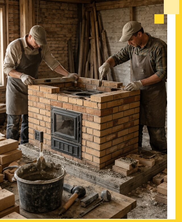 Изготовление и установка варочных печей под ключ в Железнодорожном