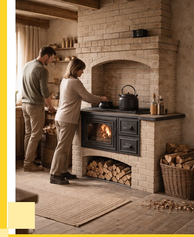 Печи с плитой в Железнодорожном от 46143 р. | ЭриданЖлз — кирпичная печь