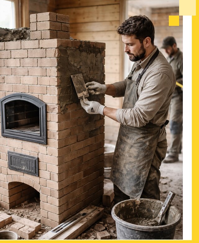 Изготовление и установка печей-шведок под ключ в Железнодорожном