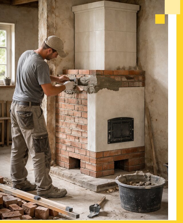 Изготовление и установка печей-голландок под ключ в Железнодорожном