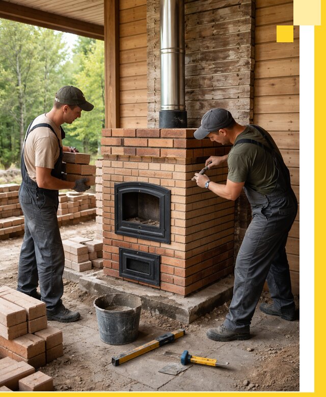 Производство и установка дачных печей под ключ в Железнодорожном