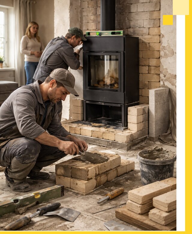 Печи и камины под ключ: проект, установка в Железнодорожном