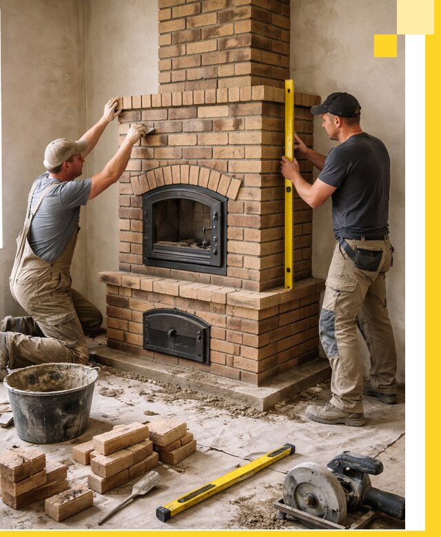 Продажа и установка печей и каминов для дома под ключ в Железнодорожном