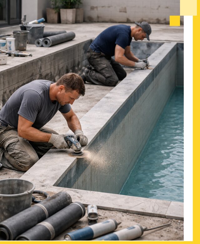 Профессиональный ремонт бассейнов под ключ в Железнодорожном