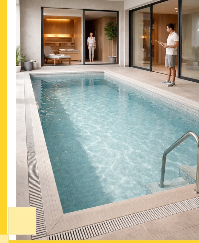 Отделка бассейна пленкой ПВХ в Железнодорожном от 3589 р. - ЭриданЖлз