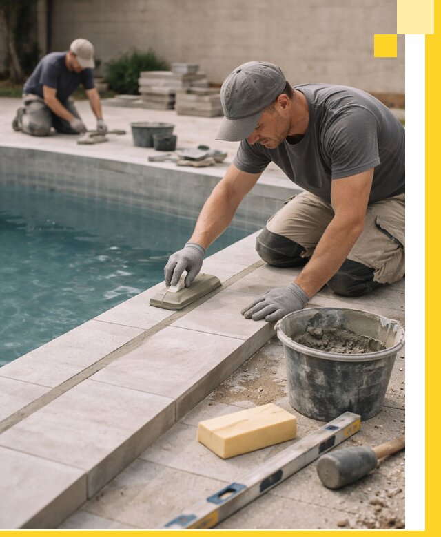 Отделка бассейнов в Железнодорожном: декоративная отделка и гидроизоляция