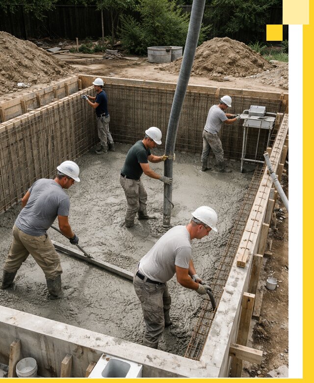 Строительство бетонных бассейнов под ключ в Железнодорожном