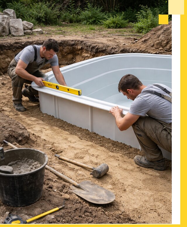 Производство и установка пластиковых бассейнов в Железнодорожном под ключ