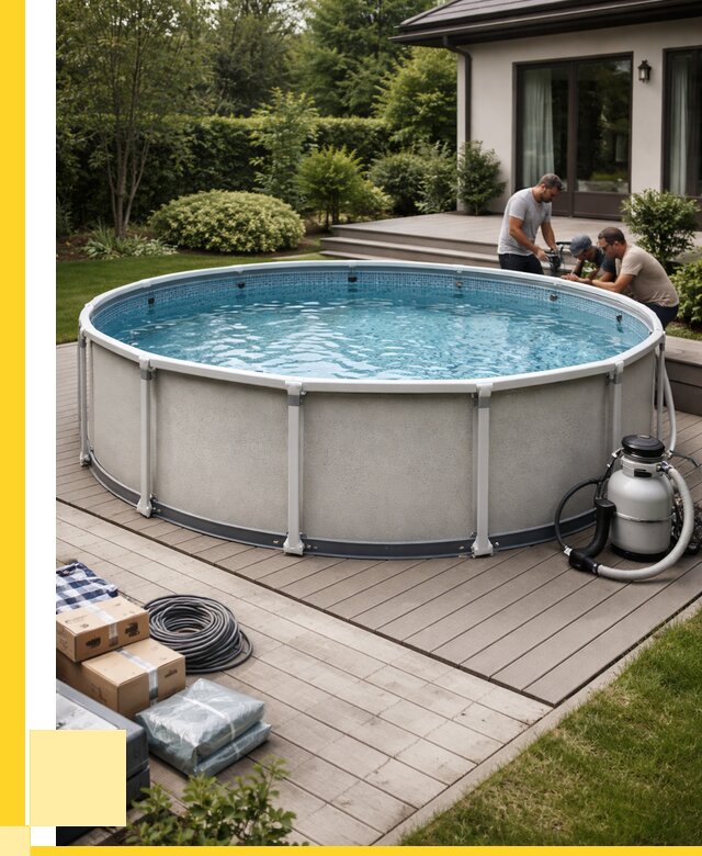 Купить каркасные бассейны в Железнодорожном от 46143 р. | ЭриданЖлз