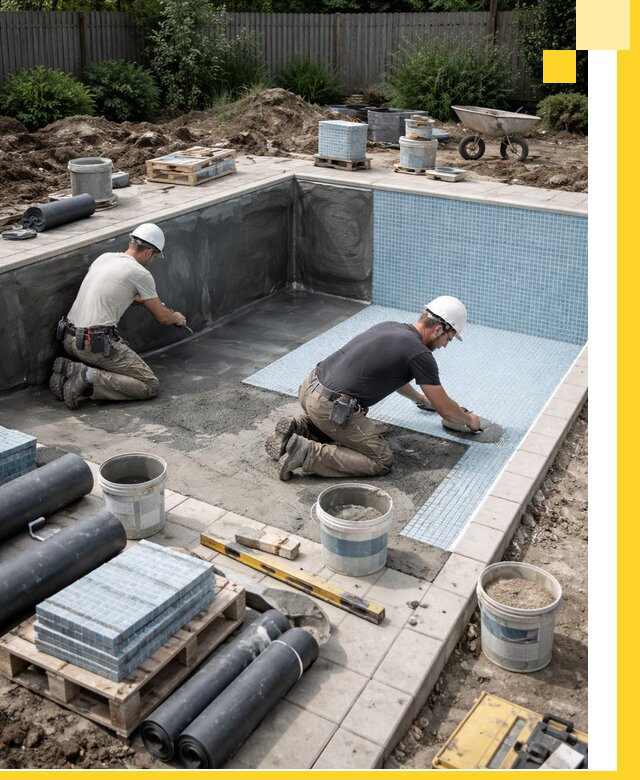 Проектирование и строительство стационарных бассейнов в Железнодорожном