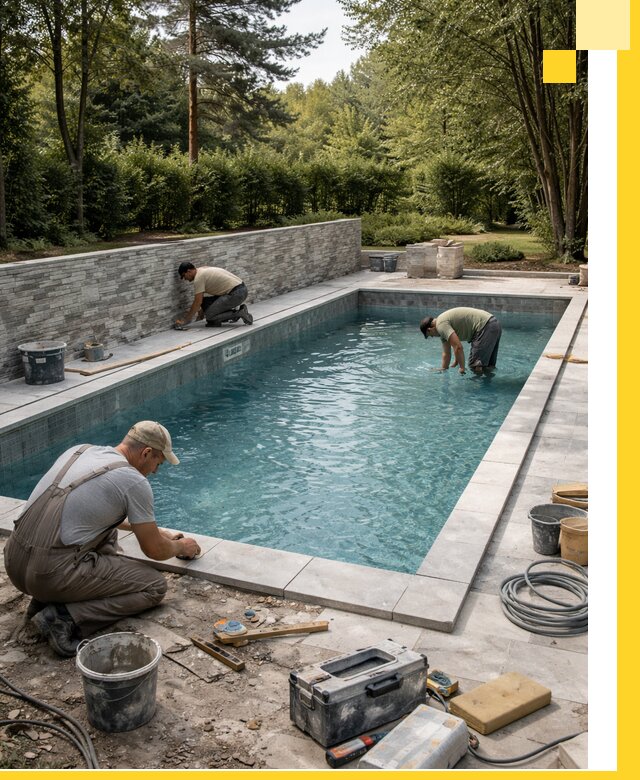 Проектирование и строительство частных бассейнов в Железнодорожном