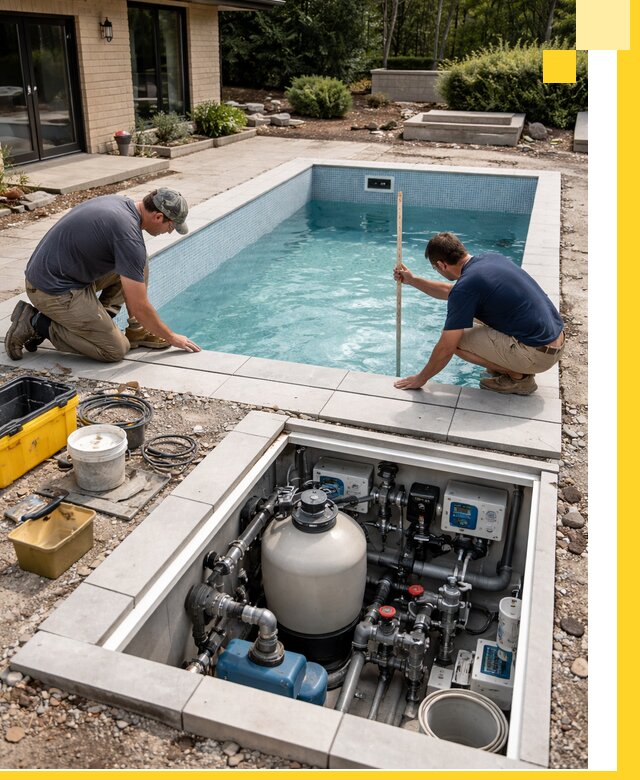 Строительство качественных домашних бассейнов под ключ в Железнодорожном