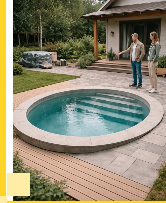 Бассейн на даче под ключ в Железнодорожном от 205080 р., ЭриданЖлз