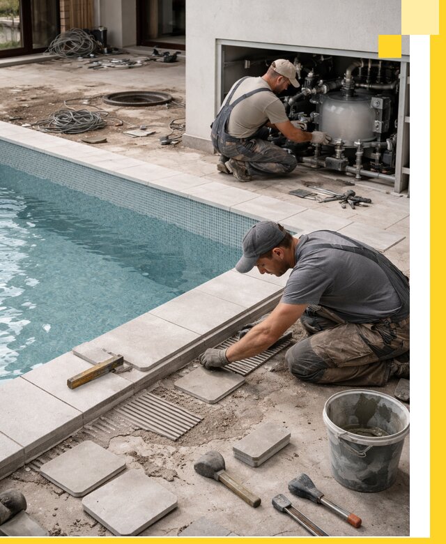 Строительство и монтаж бассейнов в коттедже в Железнодорожном