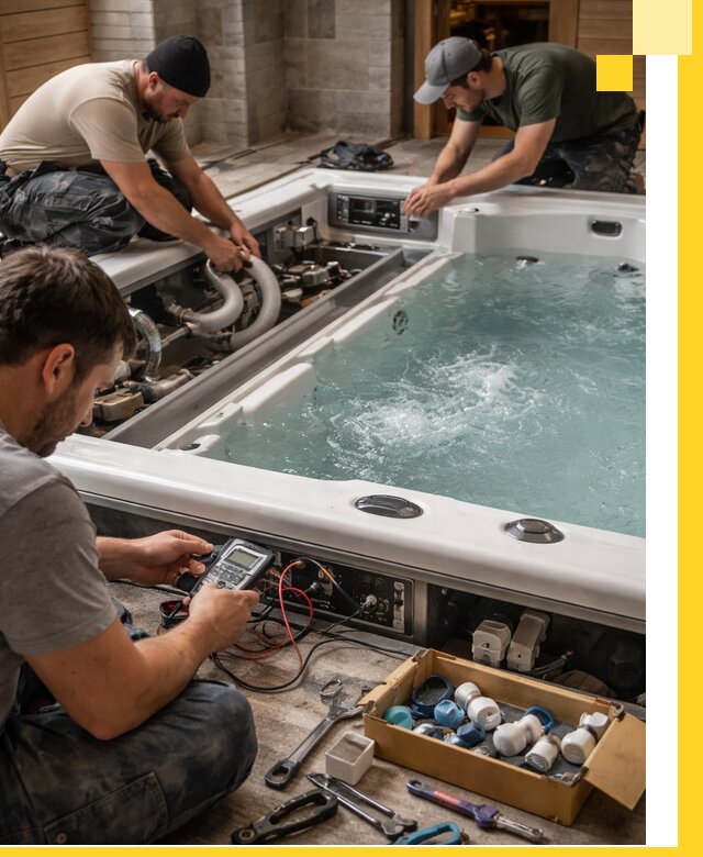 Гидромассажные бассейны под ключ в Железнодорожном, дизайн и монтаж