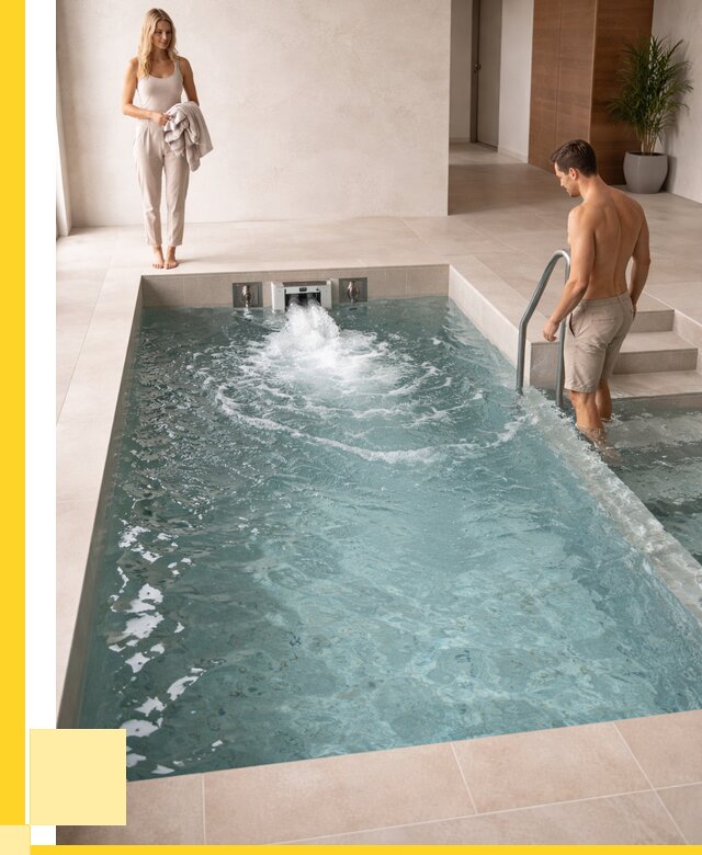 Бассейн с противотоком в Железнодорожном от 256350 р. | ЭриданЖлз