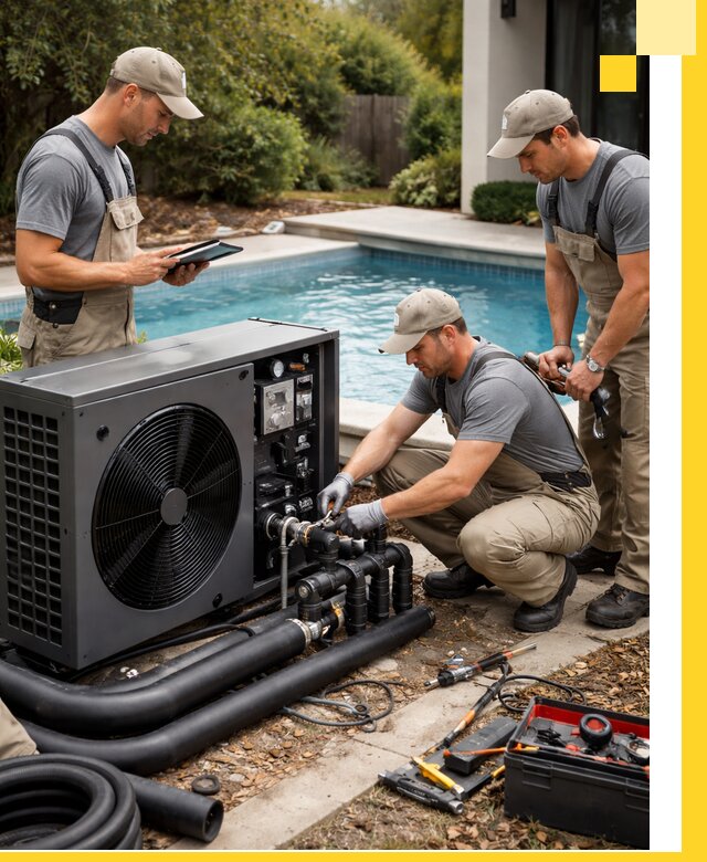 Проектирование и установка тепловых насосов для бассейнов в Железнодорожном