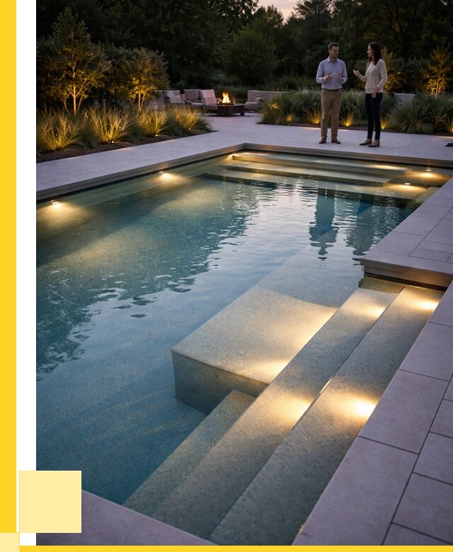 Освещение бассейнов в Железнодорожном под ключ от 25635 р. | ЭриданЖлз