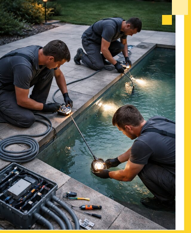 Профессиональное освещение бассейнов в Железнодорожном: дизайн и монтаж