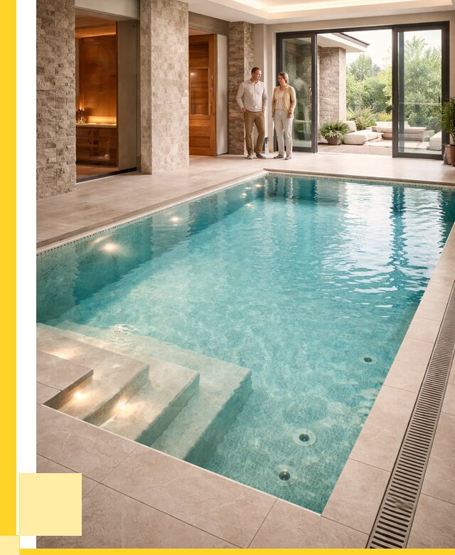 Бассейн во дворе в Железнодорожном: проект, отделка от 1230480 р. | ЭриданЖлз