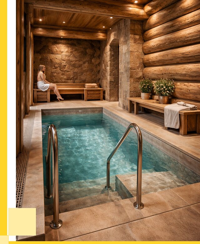 Аренда бани с бассейном в Железнодорожном от 1538100 р. | ЭриданЖлз