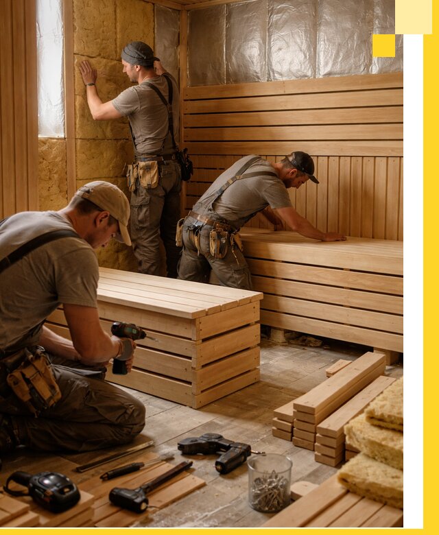 Профессиональное строительство саун под ключ в Железнодорожном