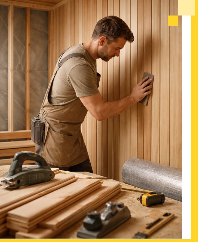 Профессиональная отделка саун и парных под ключ в Железнодорожном