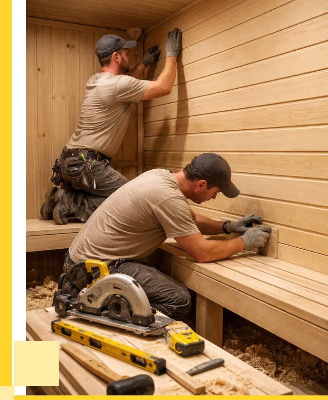 Обшивка саун вагонкой в Железнодорожном от 2564 р. | ЭриданЖлз