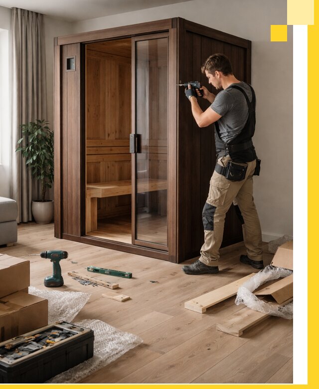 Установка и производство мини саун под ключ в Железнодорожном