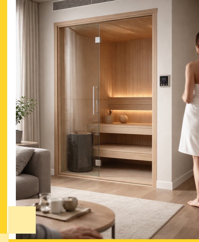 Сауна в квартире под ключ в Железнодорожном от 123048 р. ЭриданЖлз