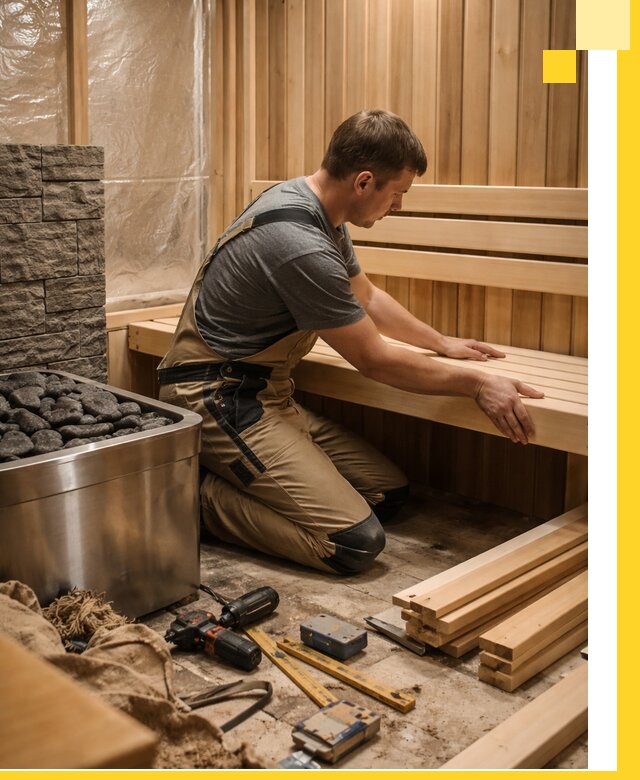 Сауны для дома под ключ с проектированием и монтажом в Железнодорожном