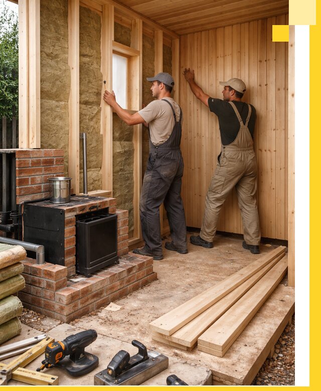 Строительство и установка дачных саун под ключ в Железнодорожном