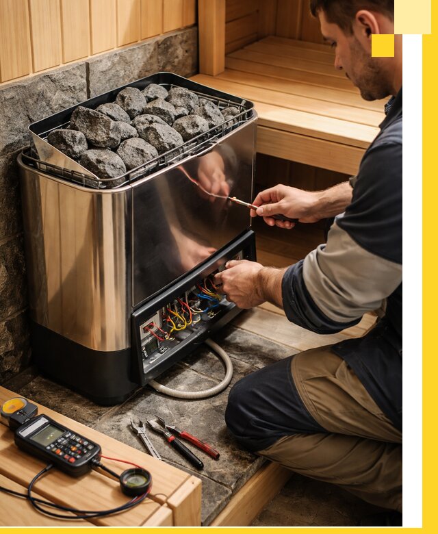 Продажа и установка электрокаменок для саун в Железнодорожном