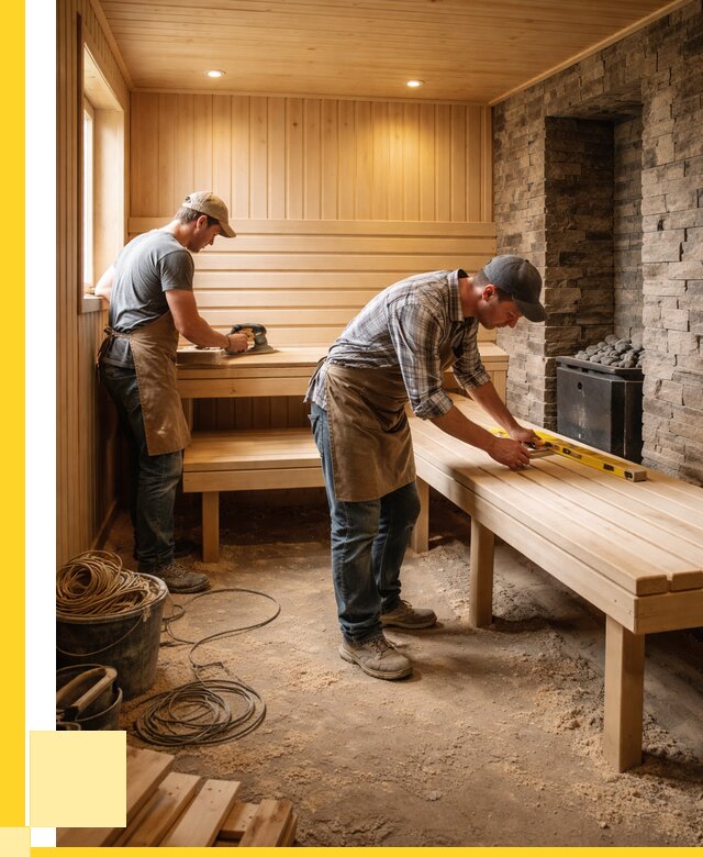 Отделка бани в Железнодорожном: внутренняя отделка от 3076 р. | ЭриданЖлз