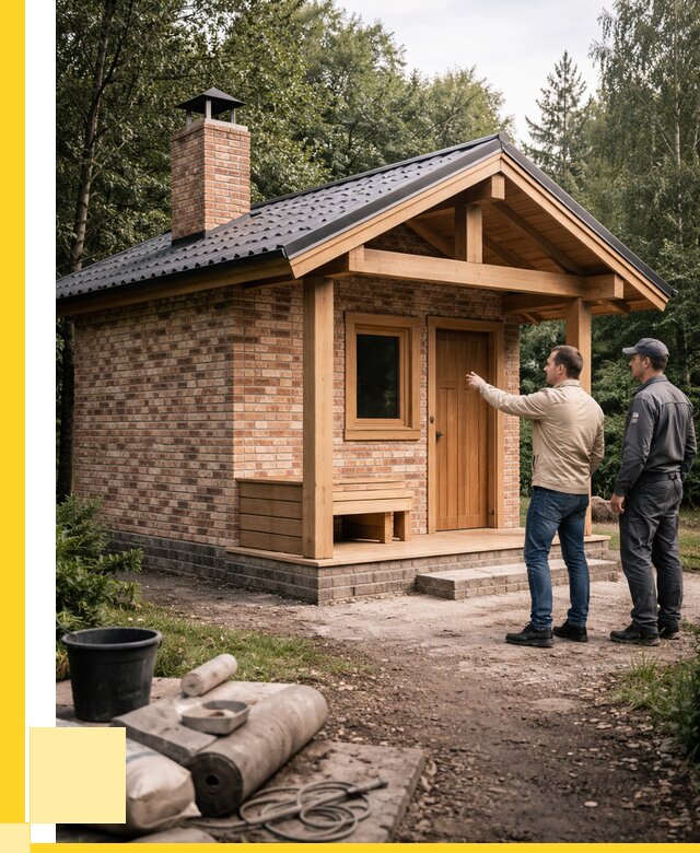 Кирпичные бани и печи в Железнодорожном от 358890 р. | ЭриданЖлз