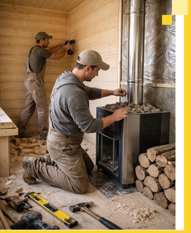 Строительство деревянных бань под ключ в Железнодорожном проекты и монтаж